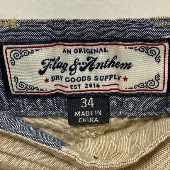 Flag & Anthem Tan Men’s Size 34 Shorts - Picture 2 of 3